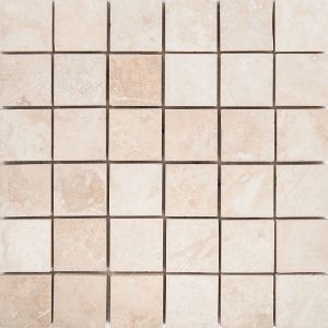 FREE SHIPPING - Tuscany Ivory 2x2 Honed Mosaic