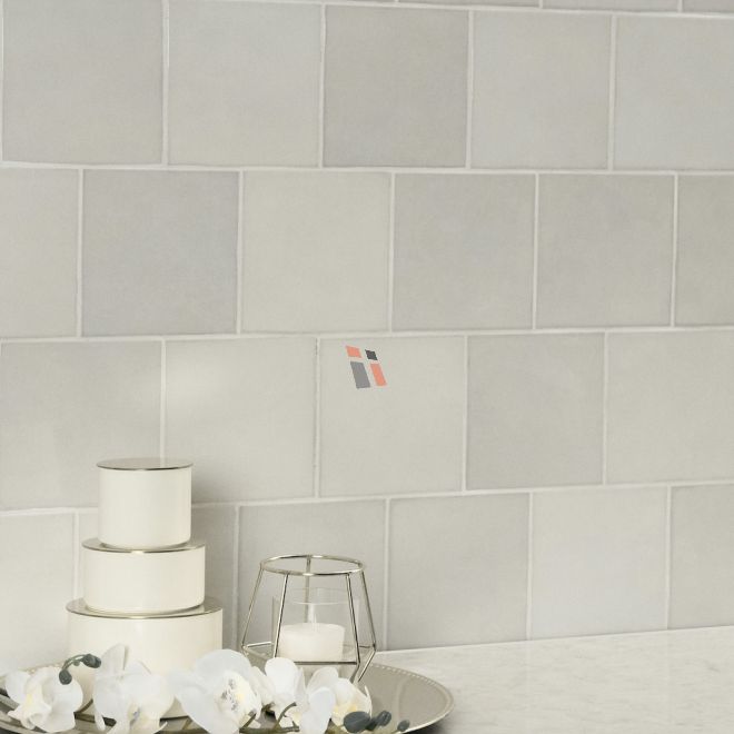 Buy Renzo Dove 5x5 Glossy | Handcrafted Tile - mosaicsandtile.com