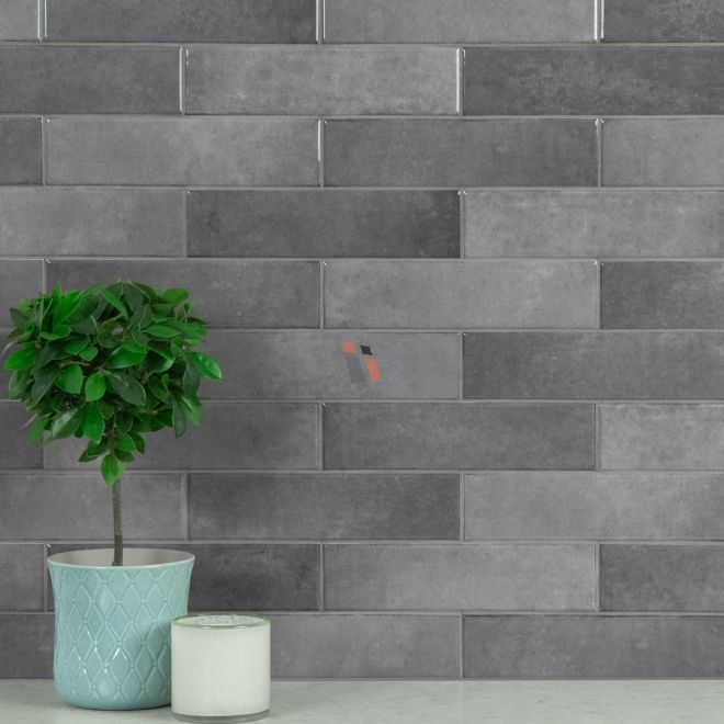 Subway Tile Potter 3x12 Black Glossy