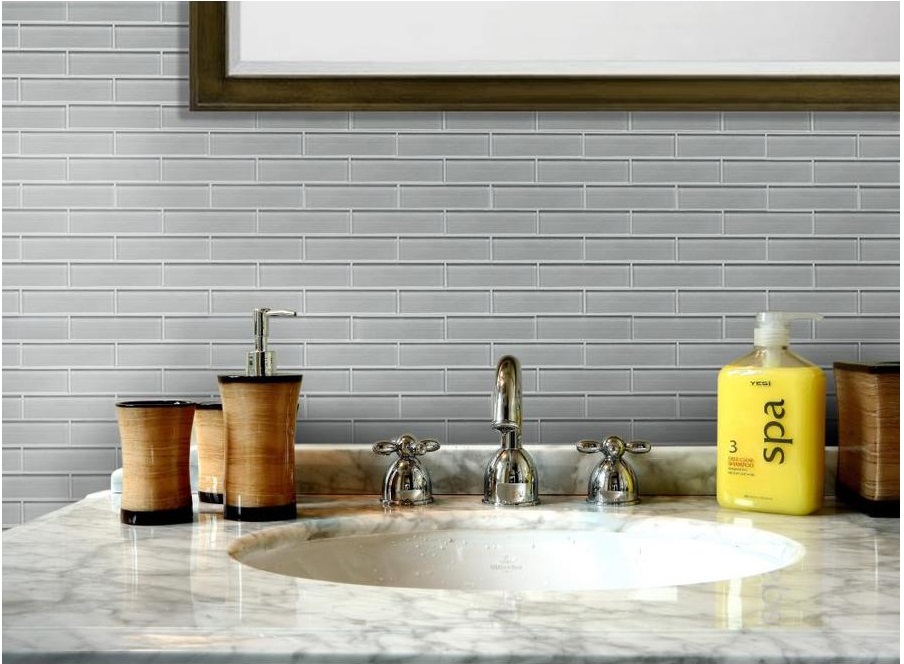 Get Solid & Shiny Walls with Our Solid Glass Tiles